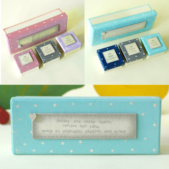 Baby Keepsake boxes by East of India