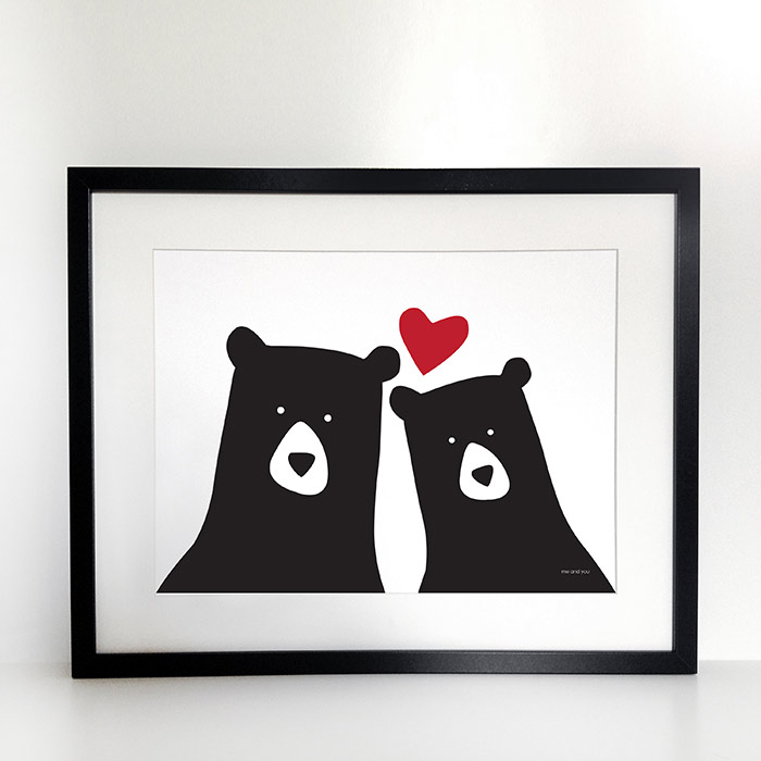 Bear Art Print - Heather Alstead Design (£25)