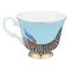 Yvonne Ellen Cup and Saucer - zebra Design Buy Online UK