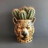Ceramic Leopard Pen Pot - £17.50 Buy Online UK