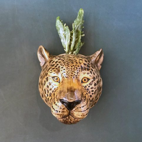 Leopard Wall Vase - Buy Online UK