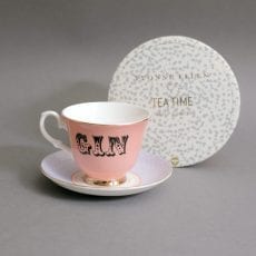 Gin Cup and Saucer Yvonne Ellen