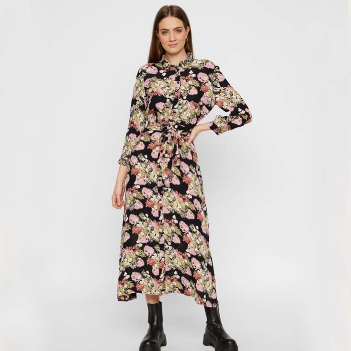 Midi Floral Shirt Dress For Sale Online 40% Off Free UK Delivery