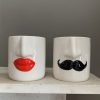 Mr and Mrs Small Ceramic Pots - Buy Online UK