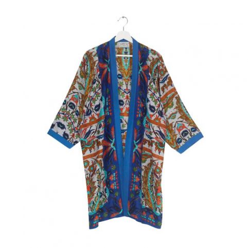 Collar Kimono One Hundred Stars In Decadent Blue Buy Online UK