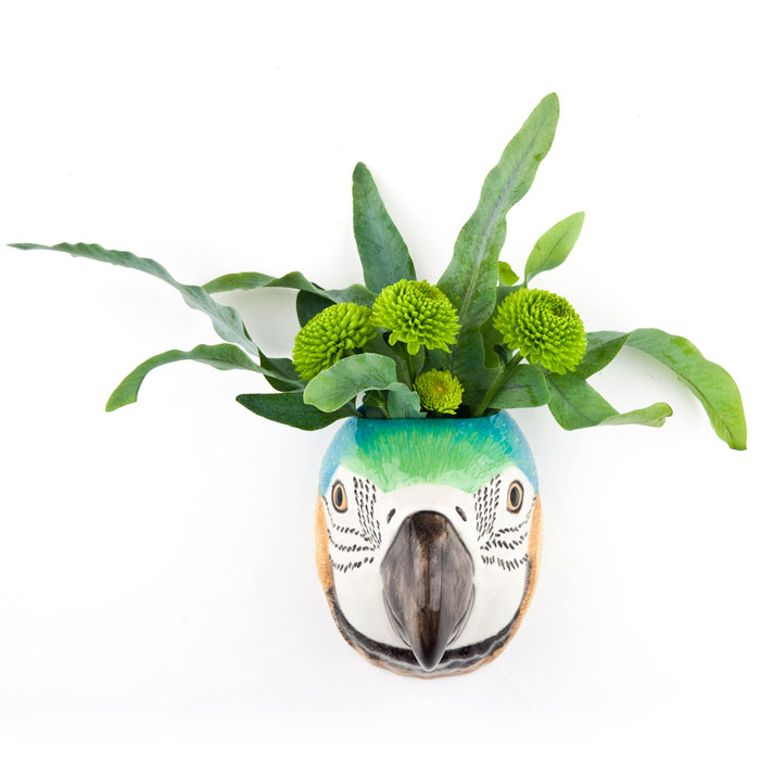 Macaw Small Wall Vase Quail Ceramics - Buy Online UK