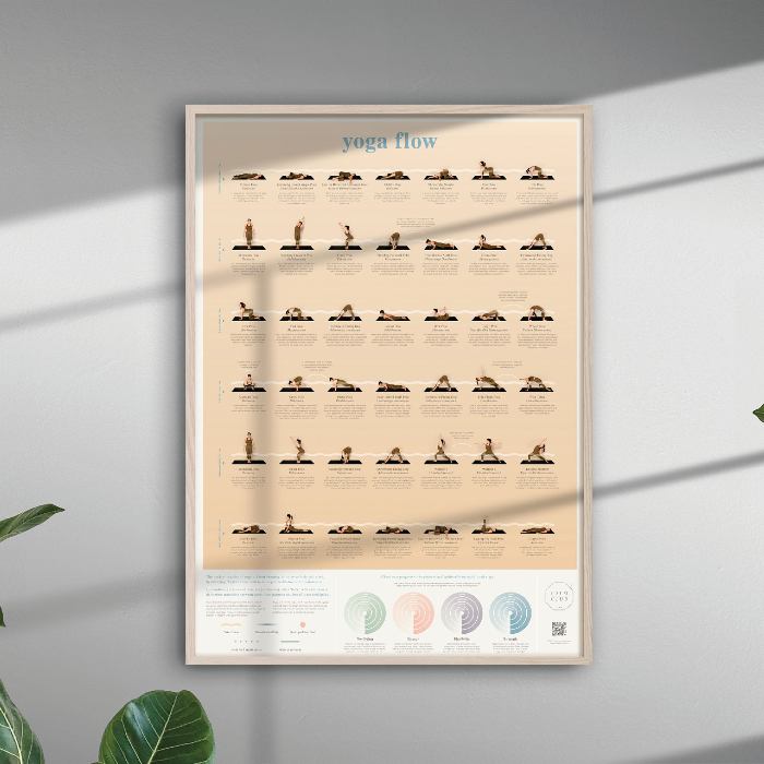 Calm Club Yoga Poster from Luckies of London. Buy Online UK