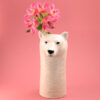 Quail Ceramics Vase Polar Bear - Free UK Delivery Online