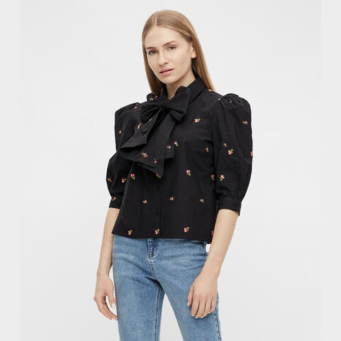 Object embroidered flower shirt - purchase online with free UK delivery
