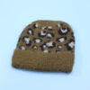Green Leopard Print Beanie Hat - Buy Online UK
