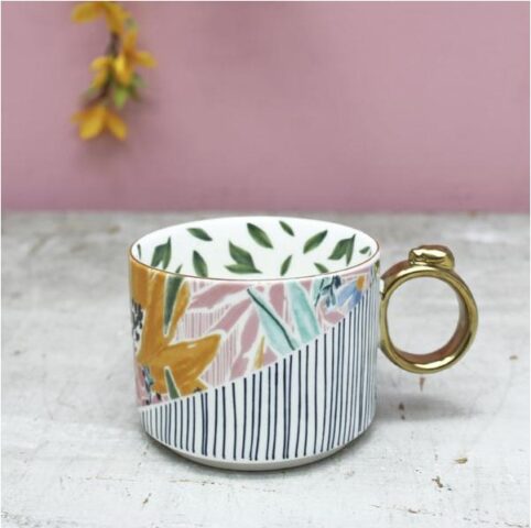 Stripe Porcelain Mug - Buy Online UK