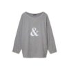 Sweatshirt with logo - ampersand. Purchase online with free UK delivery