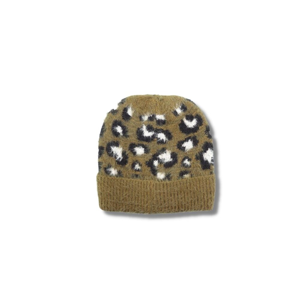 Leopard Print Winter Hat - Buy Online UK