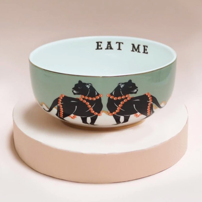 Eat Me Panther Bowl - Perfect For Treats. For Sale Online UK