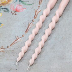Pastel Pink Candlesticks Set of 2 - Buy Online UK