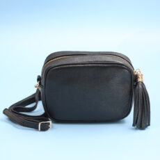 Leather Crossbody Bag - Black. Buy Online UK