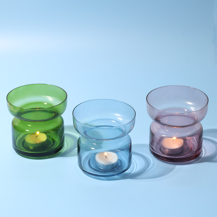 Glass Tealight & Pillar Holder - Buy UK