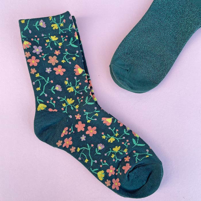 Floral Print Socks - Buy Online UK