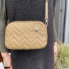 Olive Quilted Bag In Faux Leather - Purchase Online UK