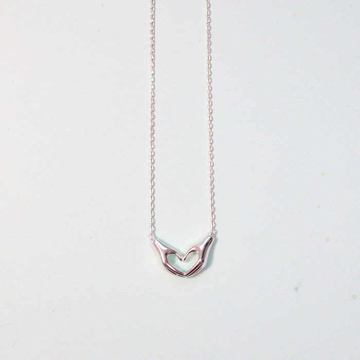 Heart Hands Necklace - Buy Online UK
