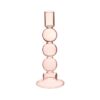 Pink Glass Candle holder - Buy Online UK