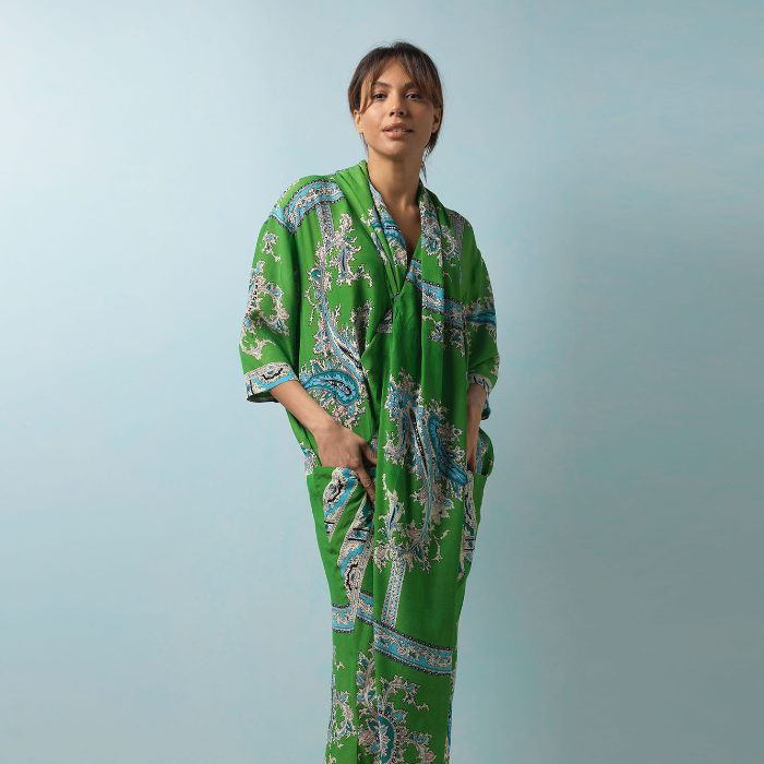 Green Handkerchief Print Dress - For Sale Online UK