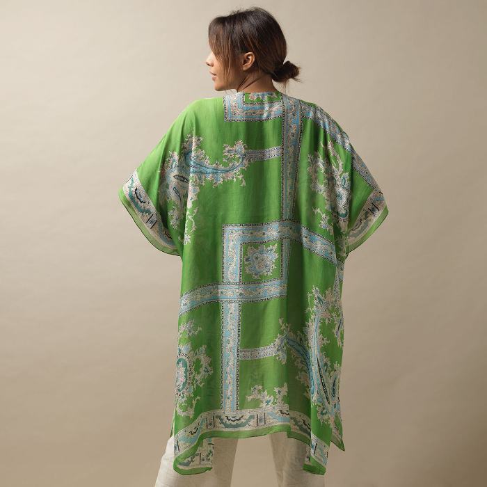Green Handkerchief Throwover - Buy Online UK
