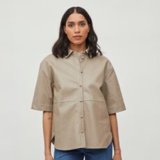 Faux Leather Shirt - Buy Online UK