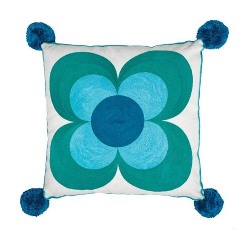 Petal Embroidered Flower Cushion - Buy Online UK