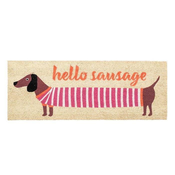 Hello Sausage Long Doormat - Buy Online UK