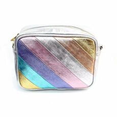 Pastel Metallic Stripe Bag - Buy Online UK