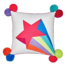 Shooting Star Embroidered Cushion - Buy Online UK
