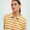 Stripe T-Shirt With Collar - For Sale Online UK