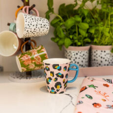 Pink Leopard Print Mug - Buy Online UK