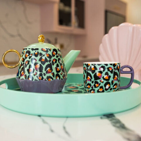 Leopard Print Teapot - Buy Online UK