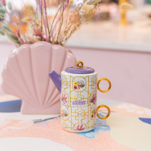 Tea For One Set - Trellis Design. Buy Online UK