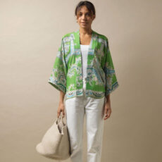 Handkerchief Green Kimono - Buy Online UK
