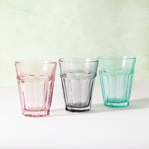Coloured Glass Tumblers - Buy online UK