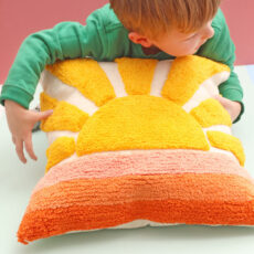 Sunset Tufted Cushion - Buy Online UK
