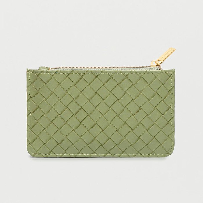 Card Purse Green Weave - For Sale Online UK