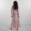 Floral Stripe Wrap Dress - For Sale Online UK