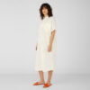 Frill Sleeve Shirt Dress White - For Sale Online UK