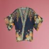 Ink Wisteria Kimono Jacket - Buy Online UK