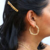 Twisted Pearl Hoop Earrings - For Sale Online UK