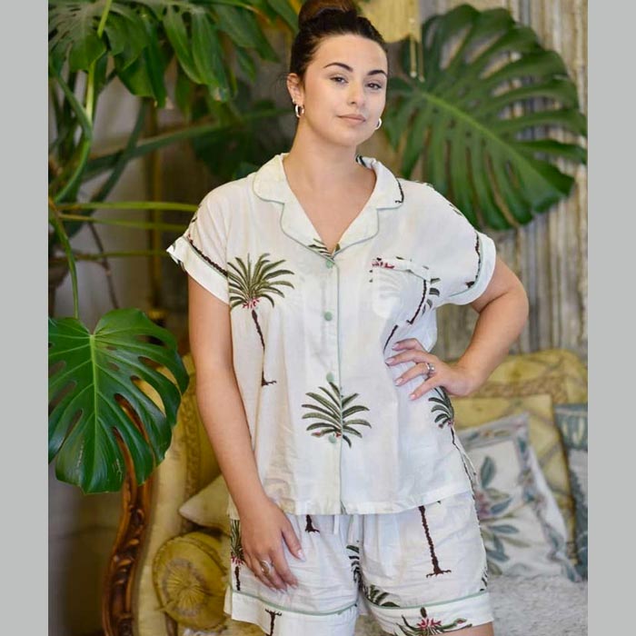 Palm Tree Pyjama Set - Buy Online With Free UK Delivery