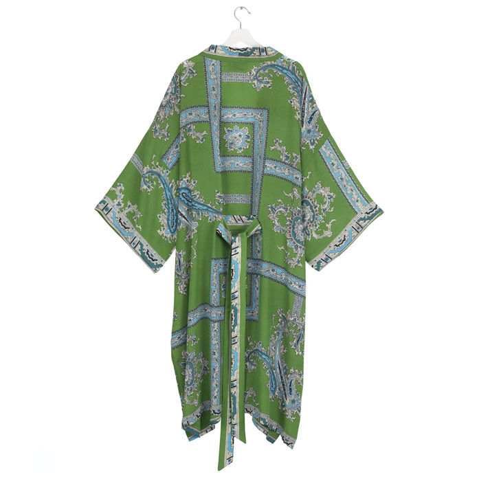 Full Length Green Kimono - Buy online UK