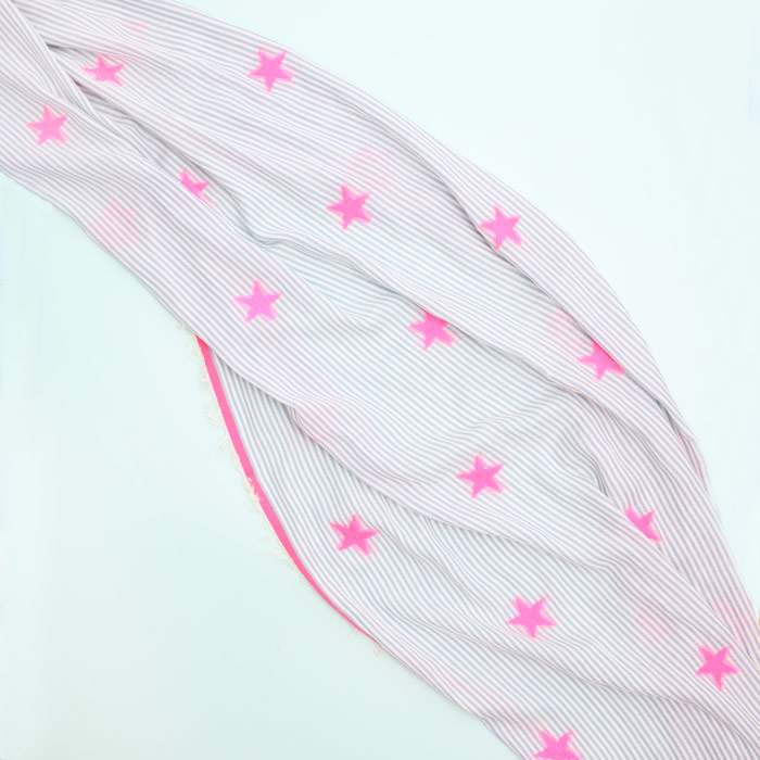 Star Scarf With Stripes - Buy Online UK