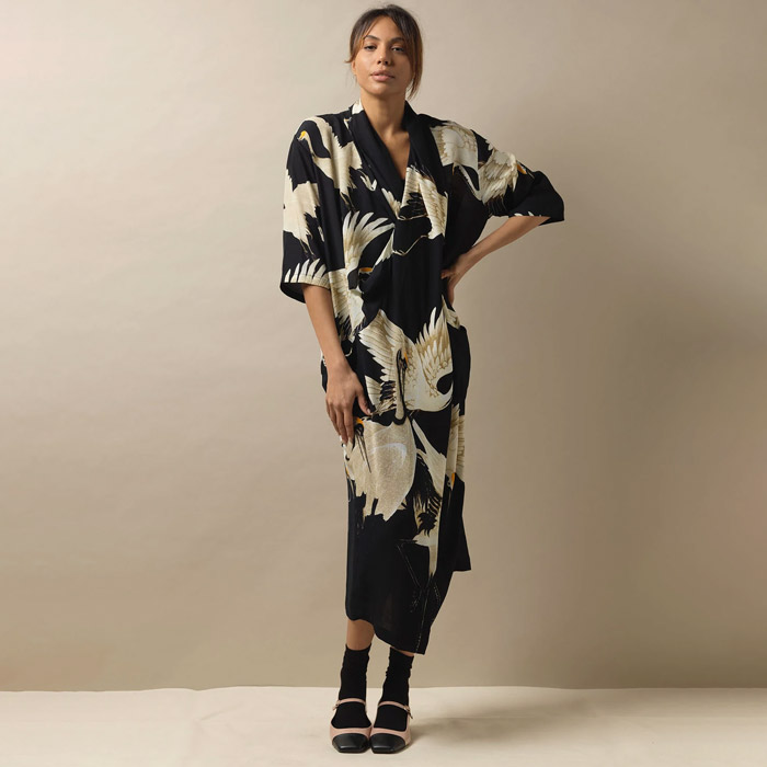 Black Stork Dress - Buy Online With Free UK Delivery