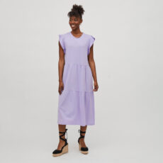 Lilac Jersey Midi Dress - Free UK Delivery Online