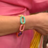 Rainbow Chunky Chain Bracelet - Buy online UK